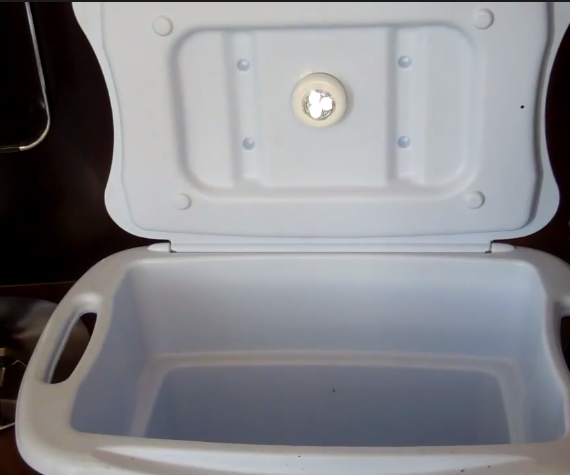 Have Your Camping Cooler Light Up Like Your Fridge When You Open It for $5!