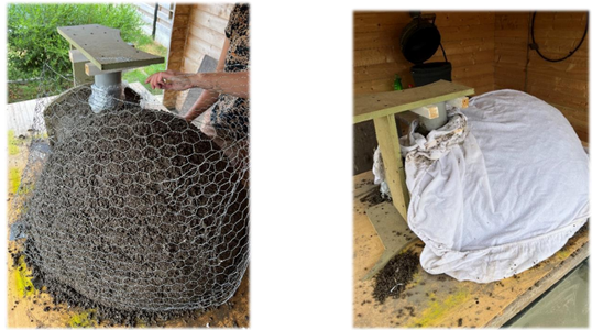 Covering With Perlite Concrete