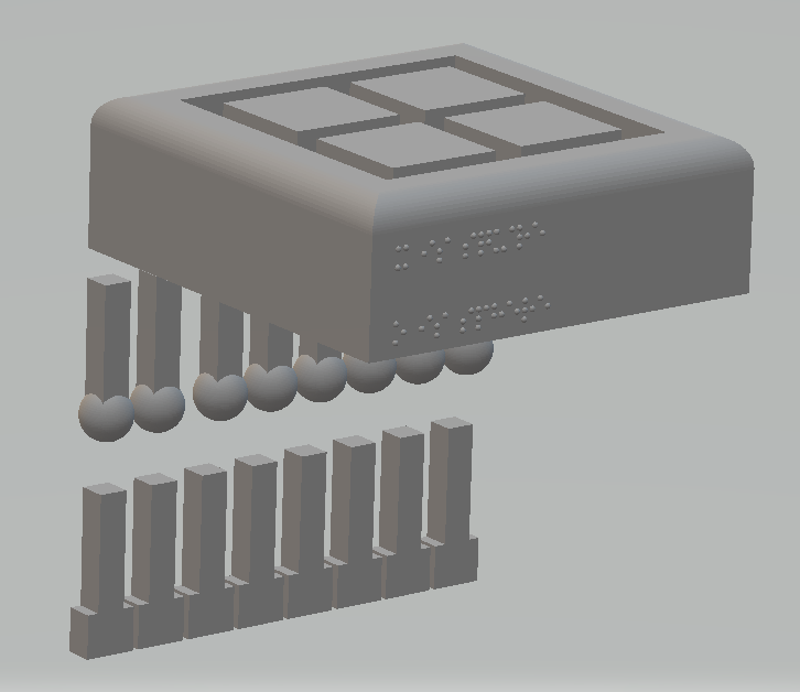 3D Printed Tactile Adaptive Tic Tac Toe