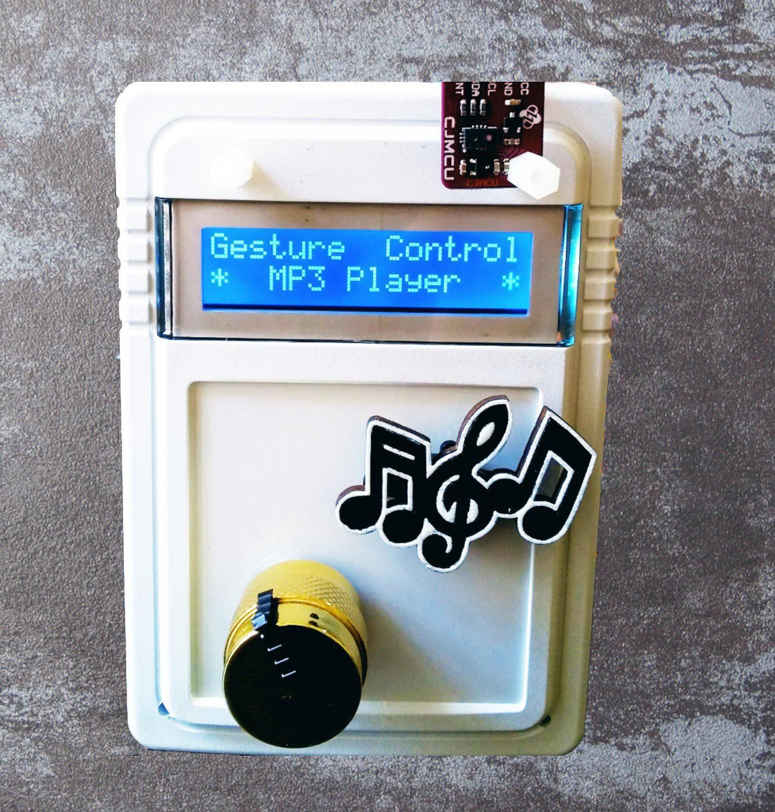 Gesture Controlled MP3Player