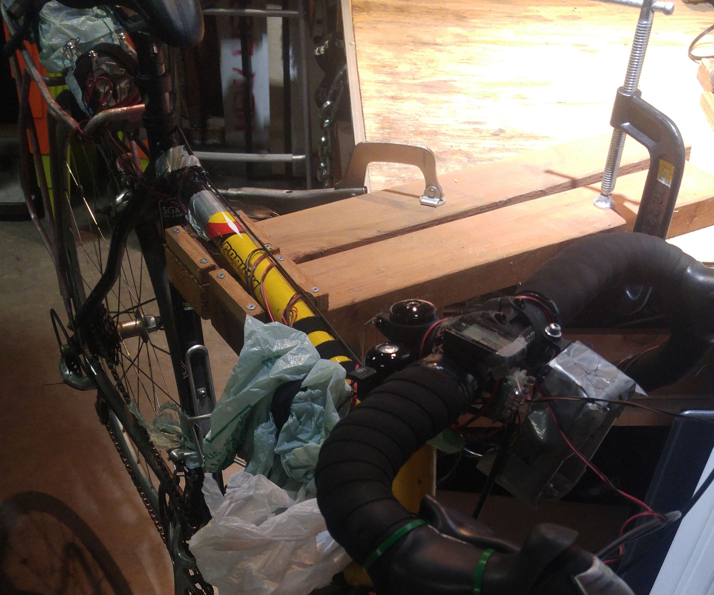 DIY Workbench Removable Bike Repair Stand