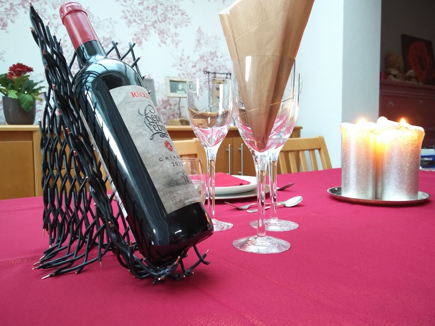 Flatpack Red Wine Bottle Holder 5 Steps Instructables