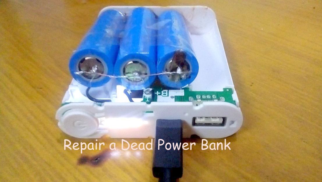 Repair a Dead Power Bank || Repair and Replacement : 6 Steps (with ...