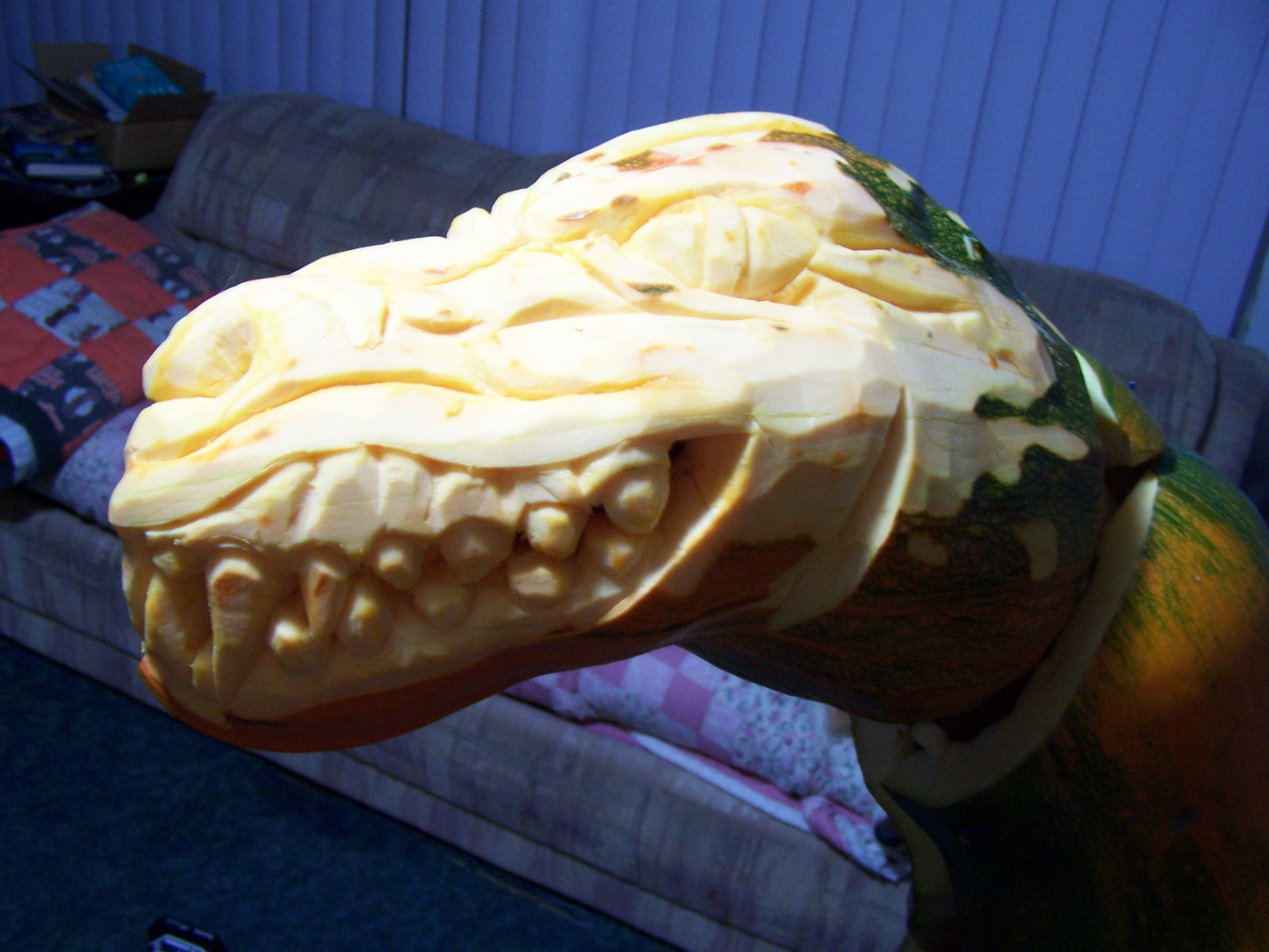Attack of Gourdzilla: Dino-Pumpkin