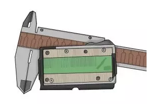Digital best sale caliper teardown