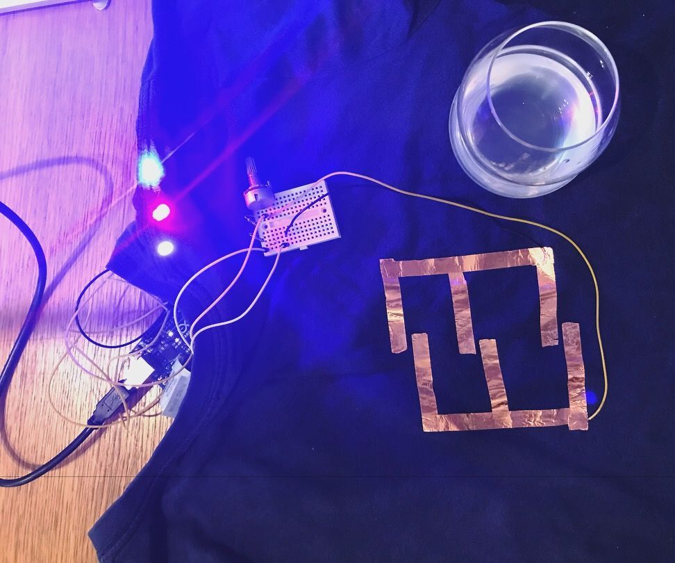 E-textile Project: Sweat Light T-shirt   (TfCD)