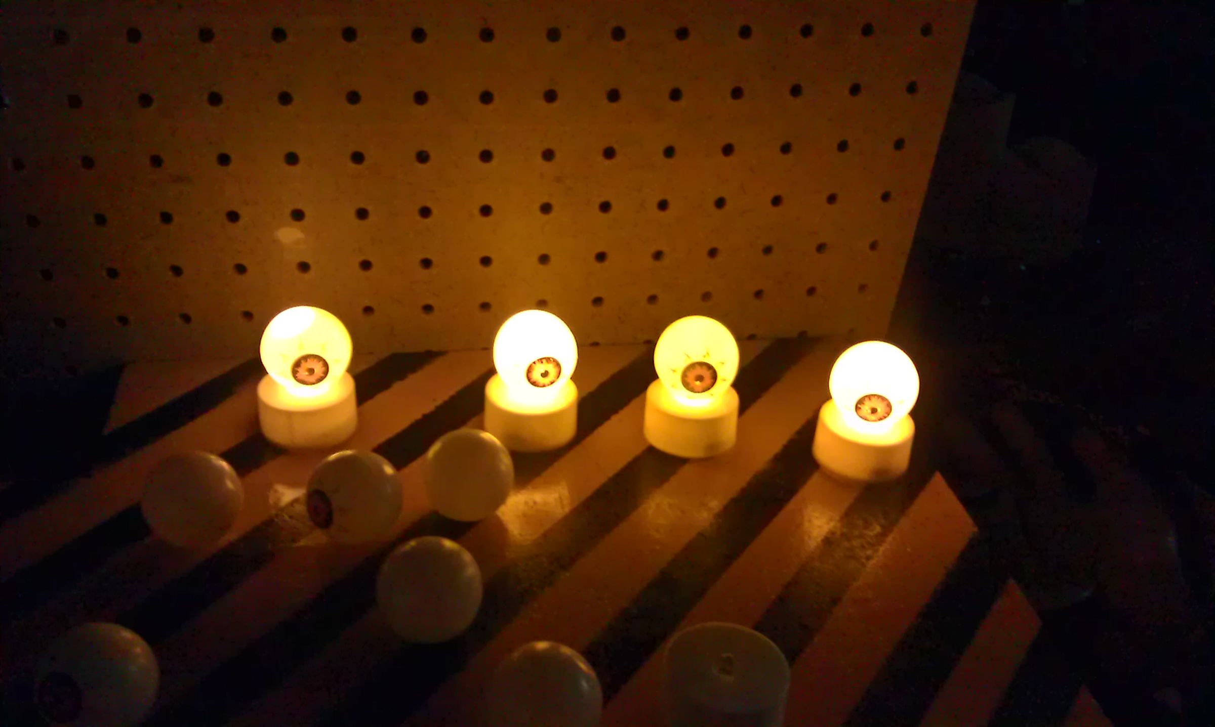 Dollar Store Glowing Eyes