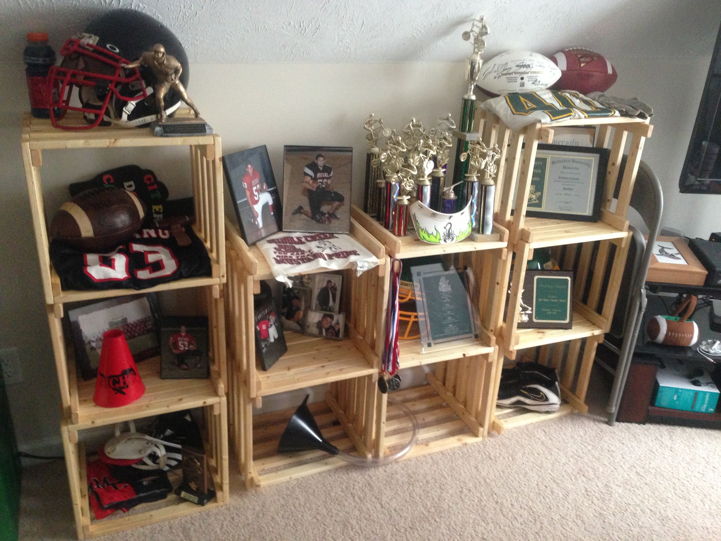 Interlocking Crate Shelves 