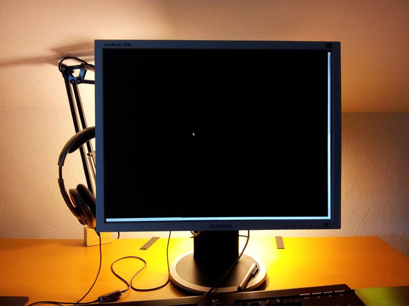 Headphones Stand / Mount on LCD/LED Monitor