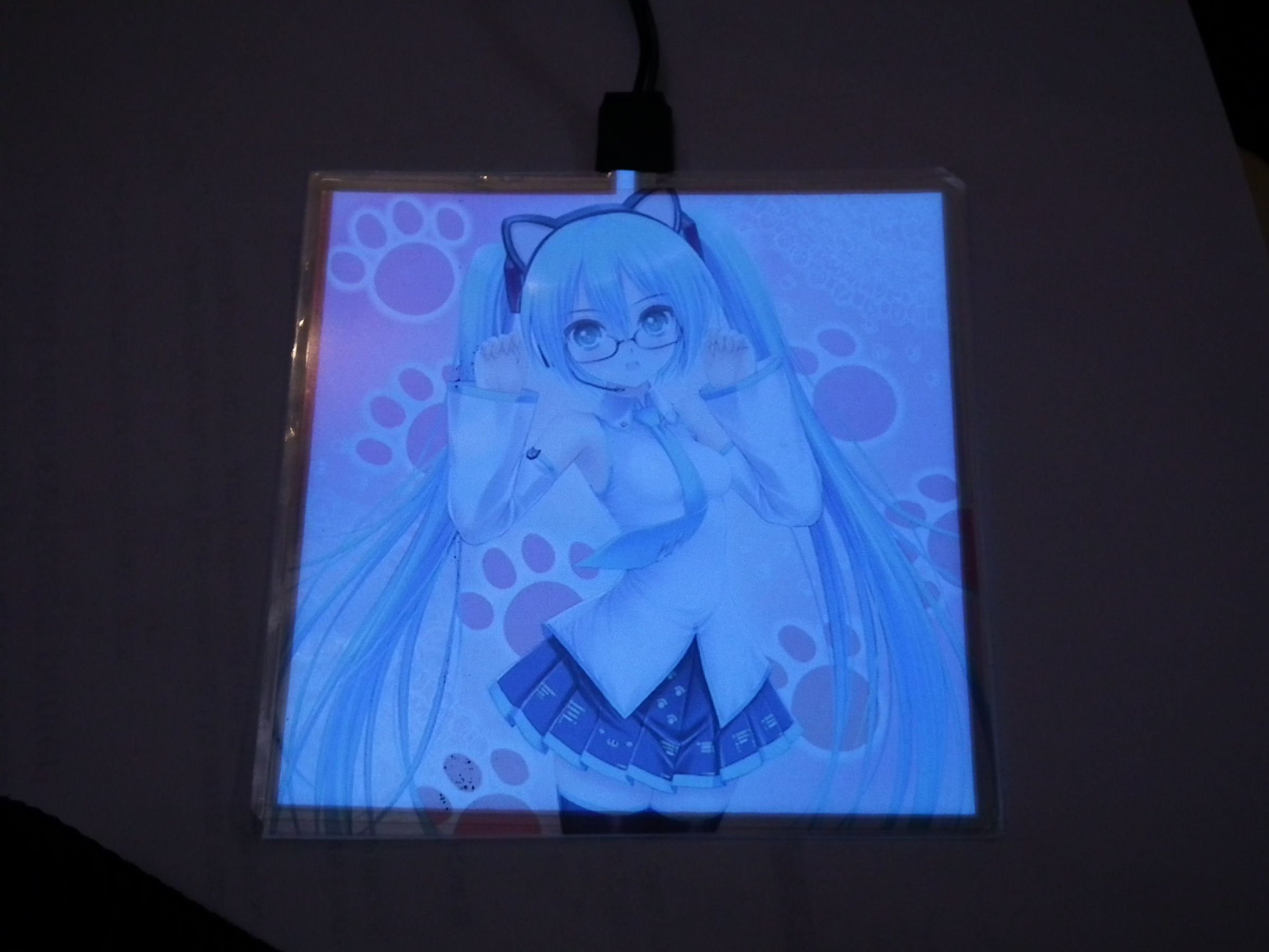 Full Color electroluminescent decals with El Panel