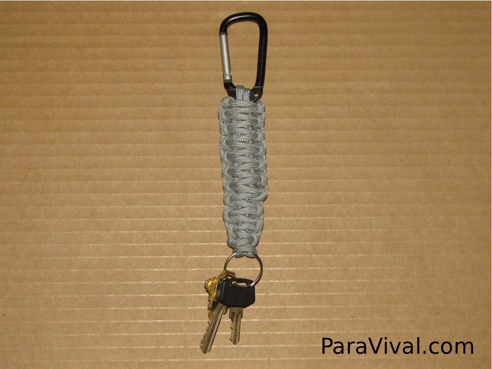 Paracord Keychain, Survival Keychain With Carabiner