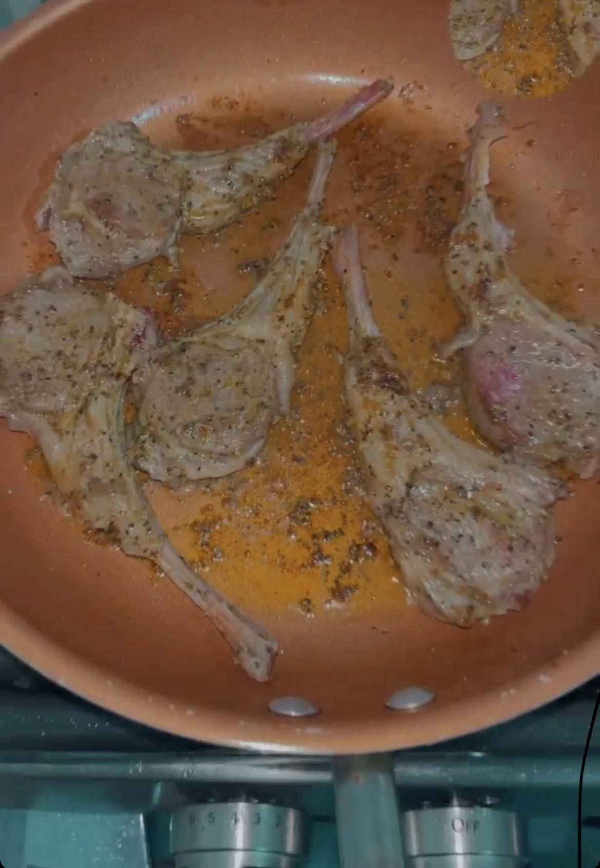 Restaurant Quality Meal at Home Lamb Chops and Dirty Rice With Zip