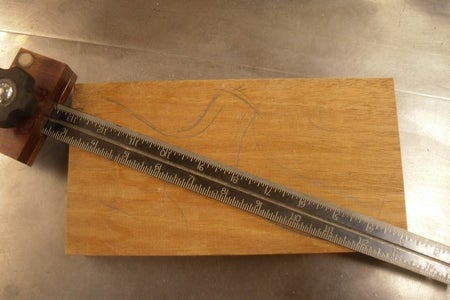 DRAW a DIAGONAL LINE FOR YOUR BASE DESIGN