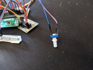 Mount Buttons and LCD Screen