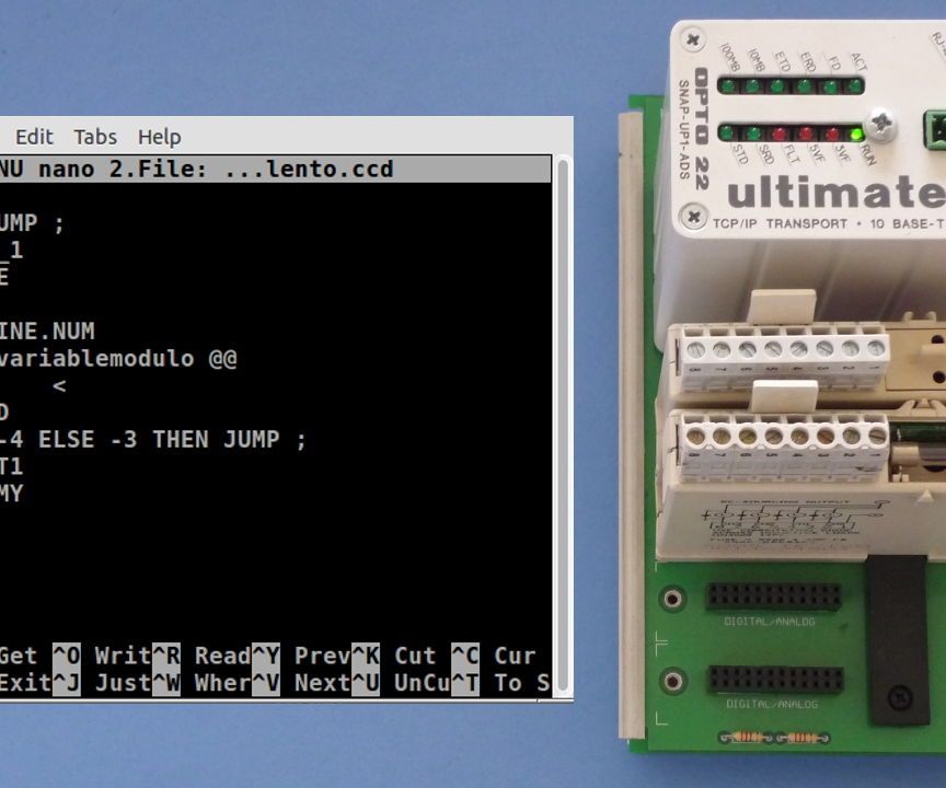 Programar PAC Opto22 Usando FORTH En Linux
