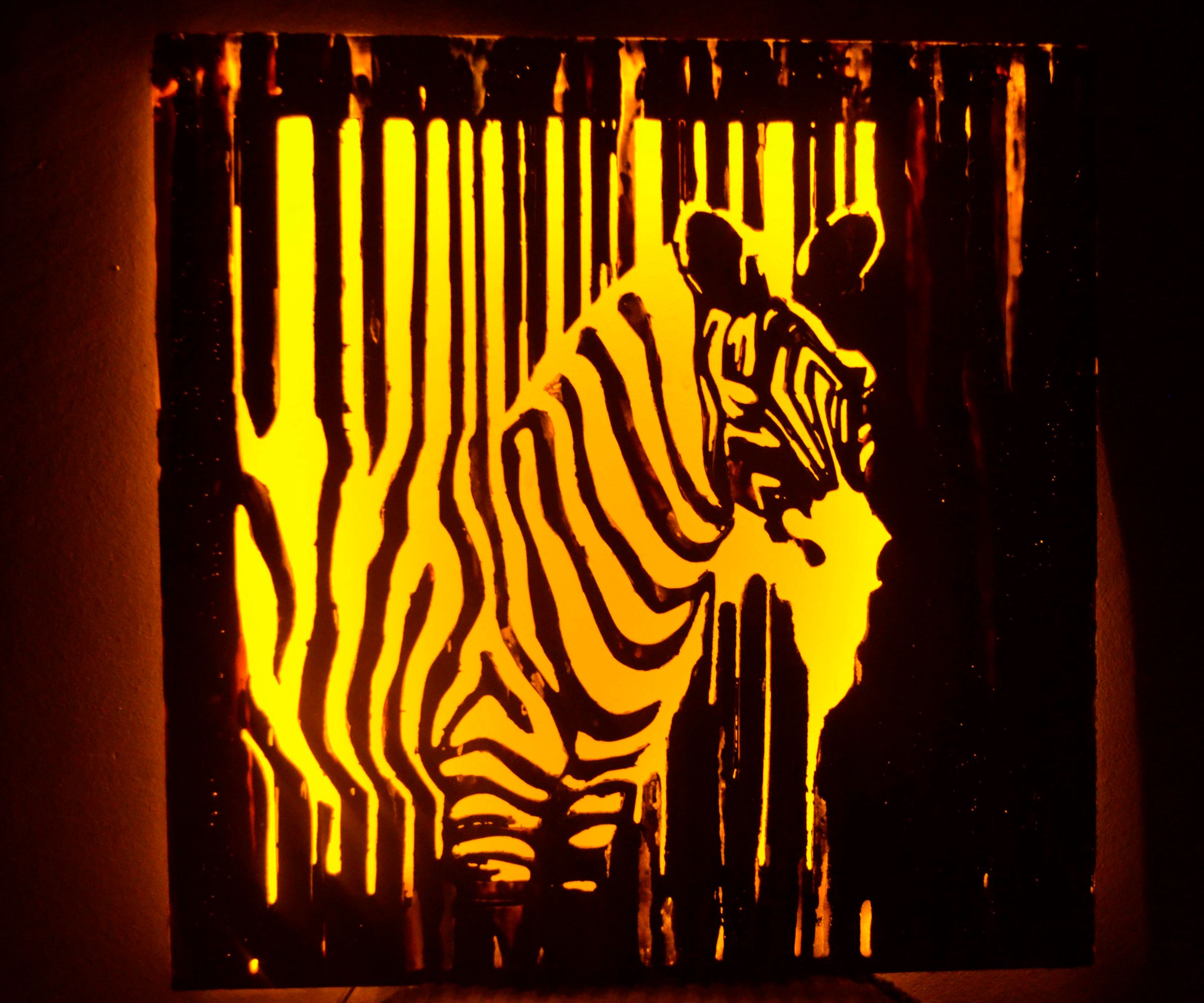 Wall Lamp (Zebra)