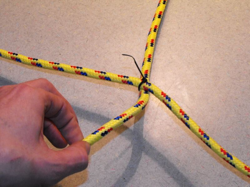 Finding Middle of Each Rope