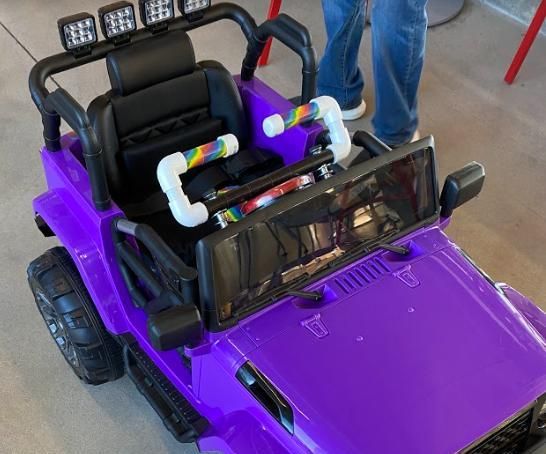 GoBabyGo Wrap-Around Grab Bar for Steering Bar (Part 3)