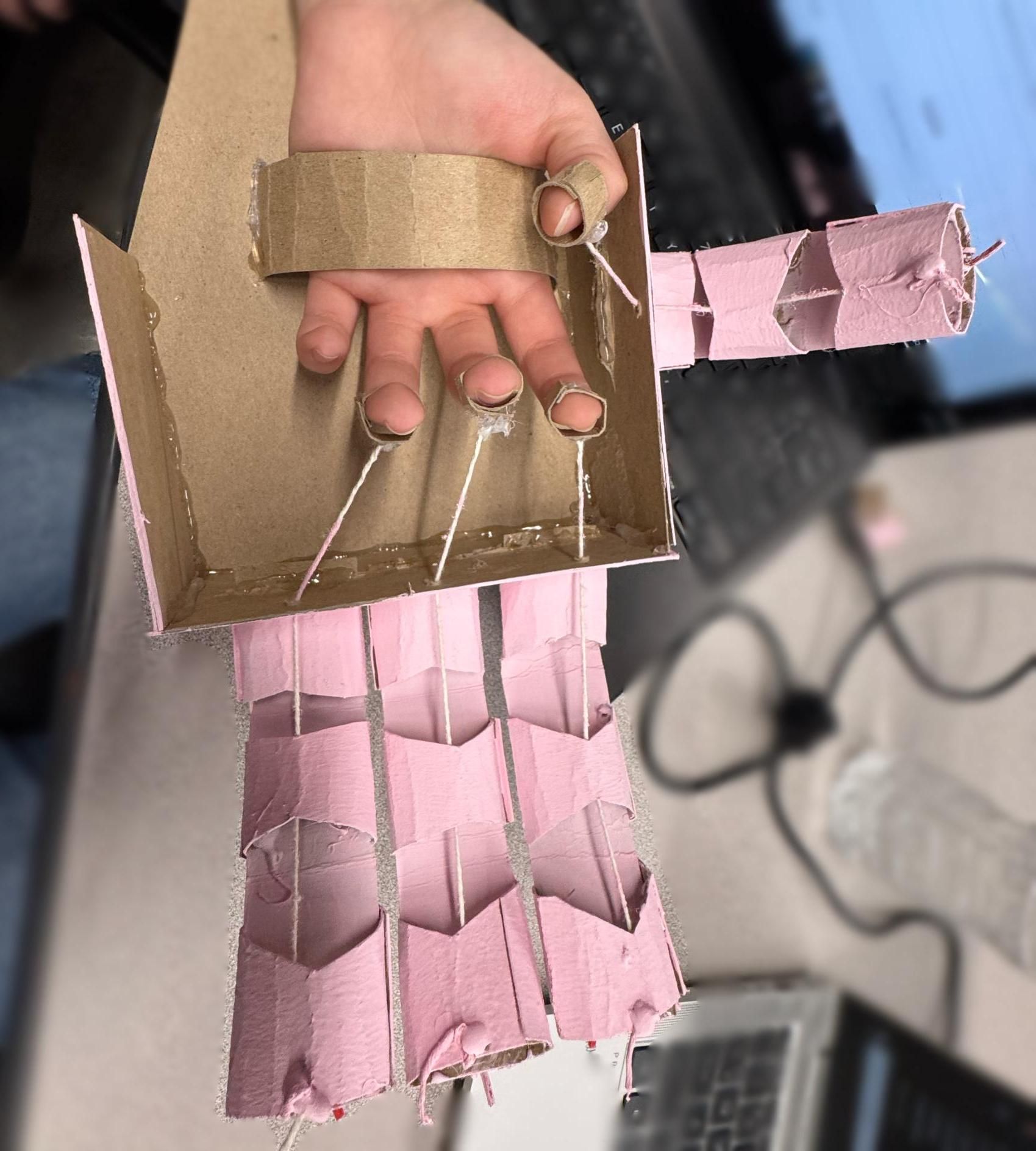 Cardboard Robot Hand