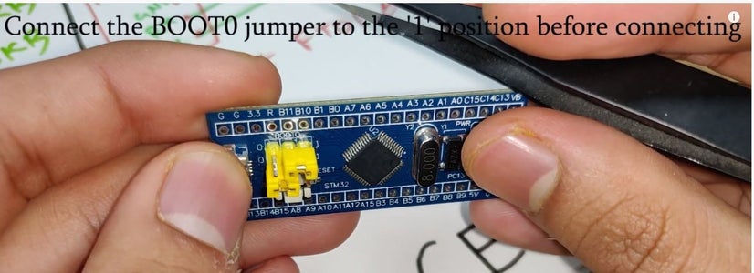 Uploading the Arduino Bootloader to the STM32