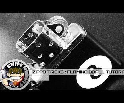How to Do the Flaming 8ball Zippo Lighter Trick