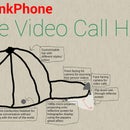 Holographic video call hat