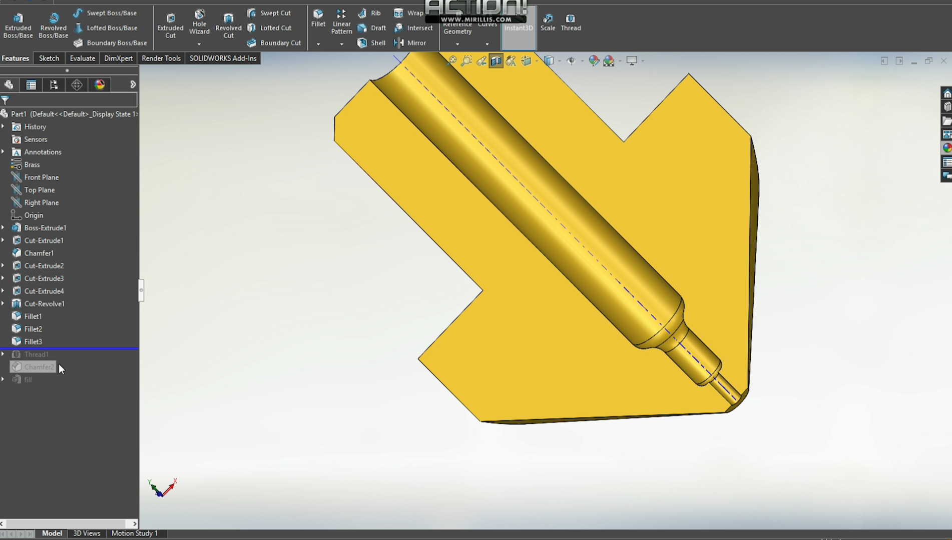 Make a Brass Hot-End Nozzle for 3D Printing : 5 Steps (with Pictures ...