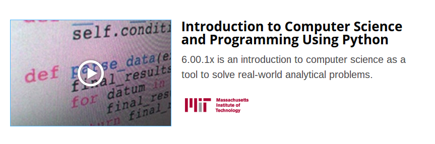 Sign Up for the EdX Class
