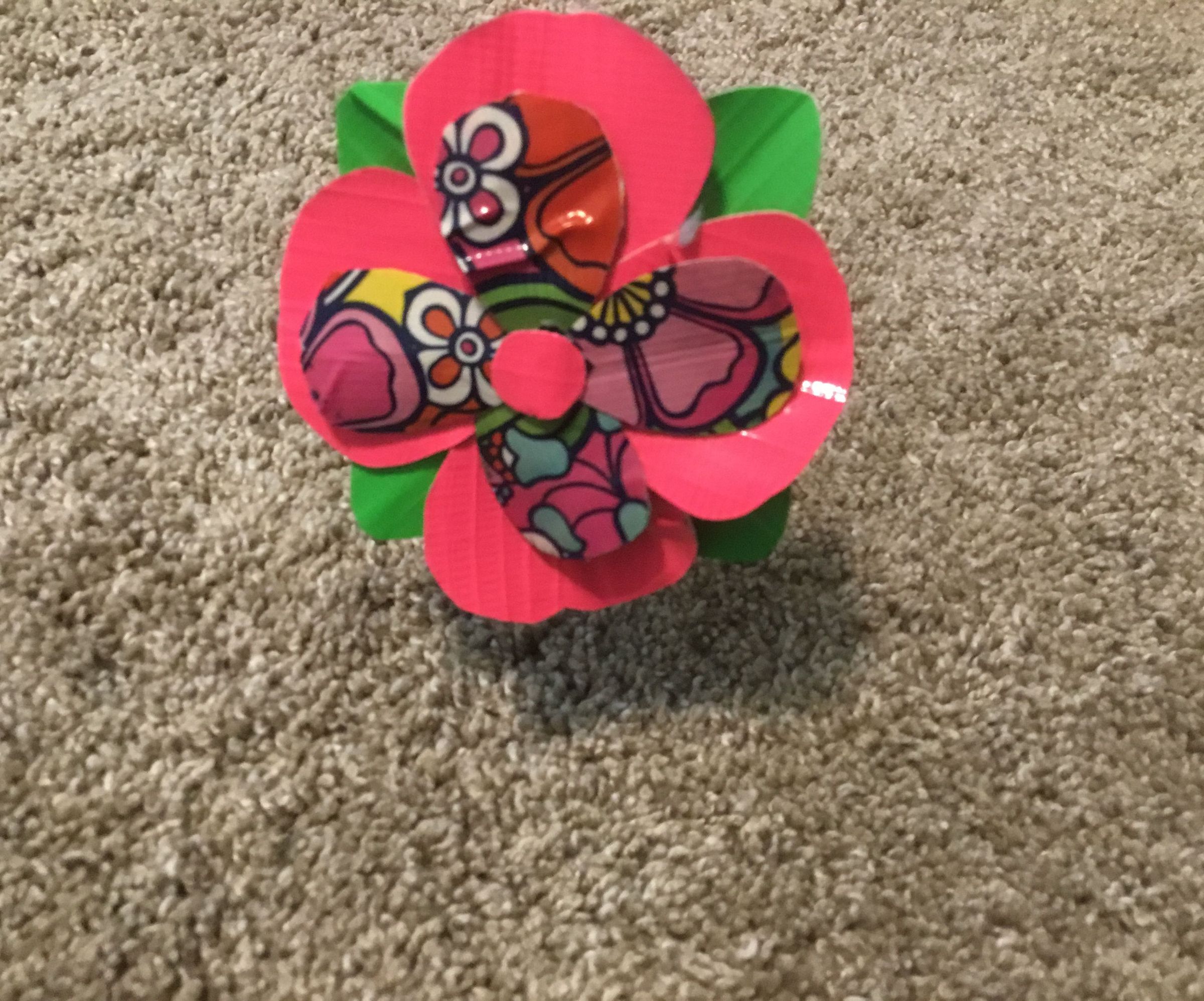 Duct-tape Flower