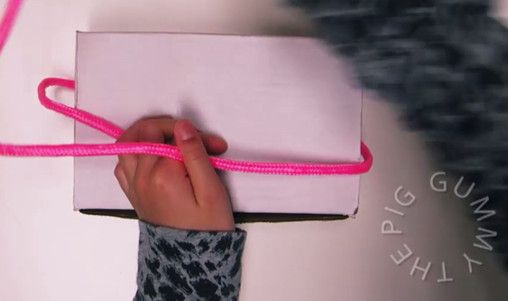 how to tie a box with rope