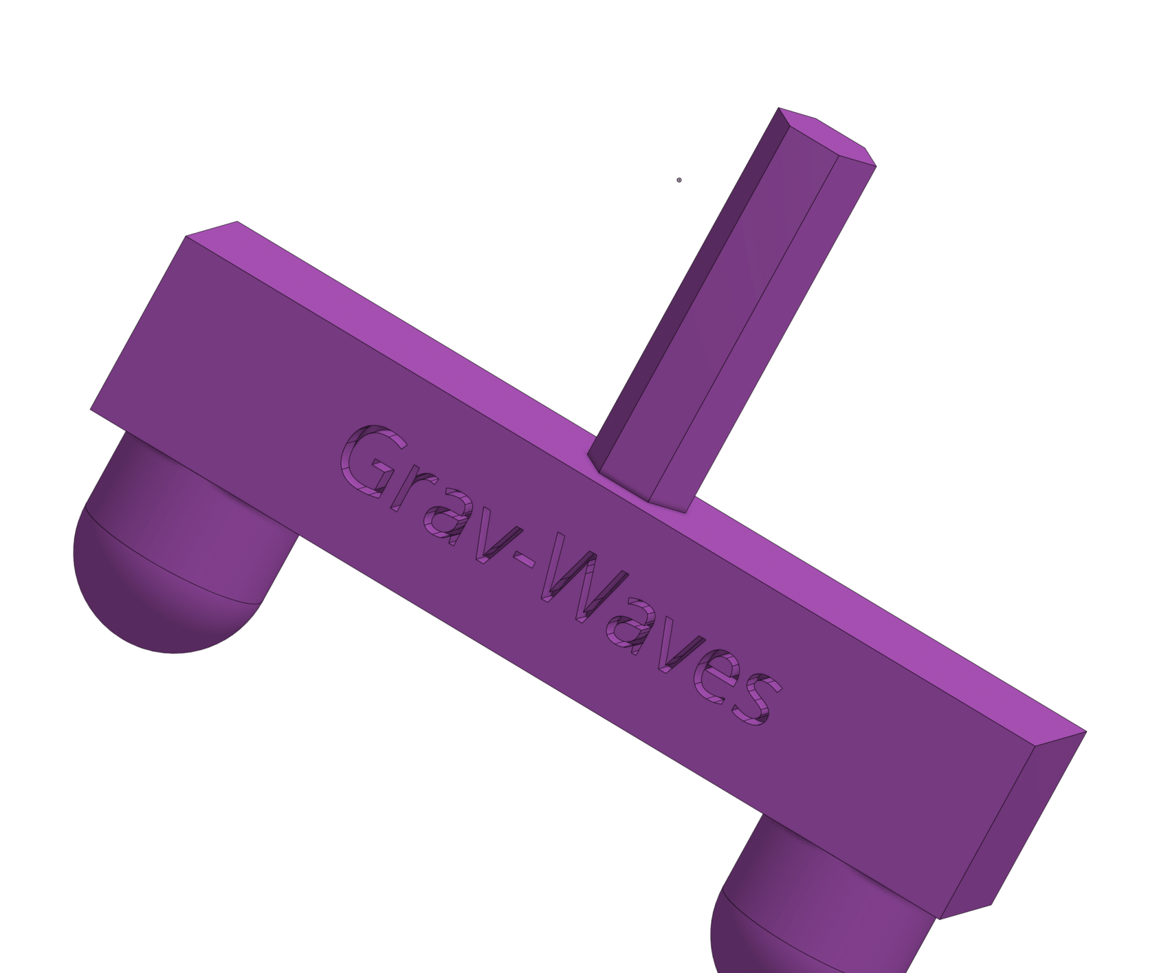 3D Printed Gravitational Wave Simulator