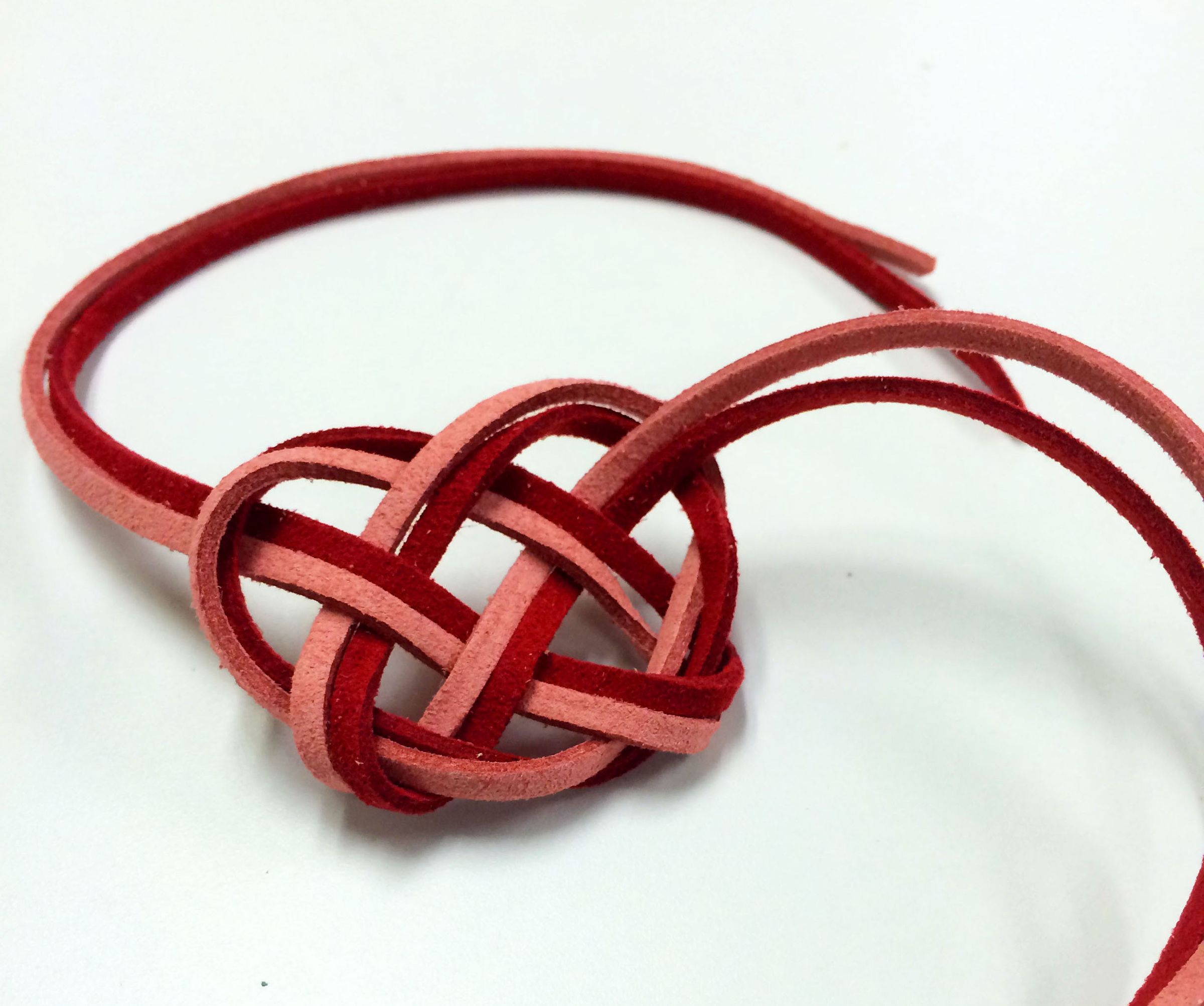 Leather Celtic Heart Knot