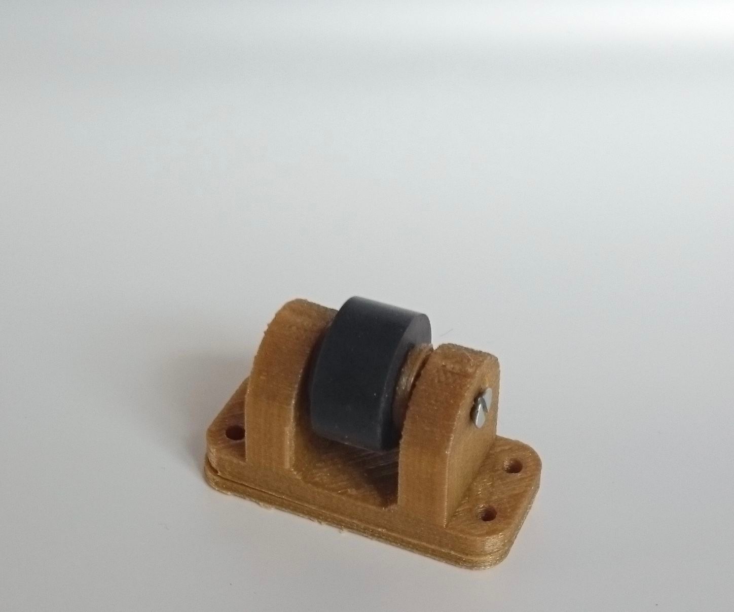 3d Printed Caster Wheel With Xerox Roller