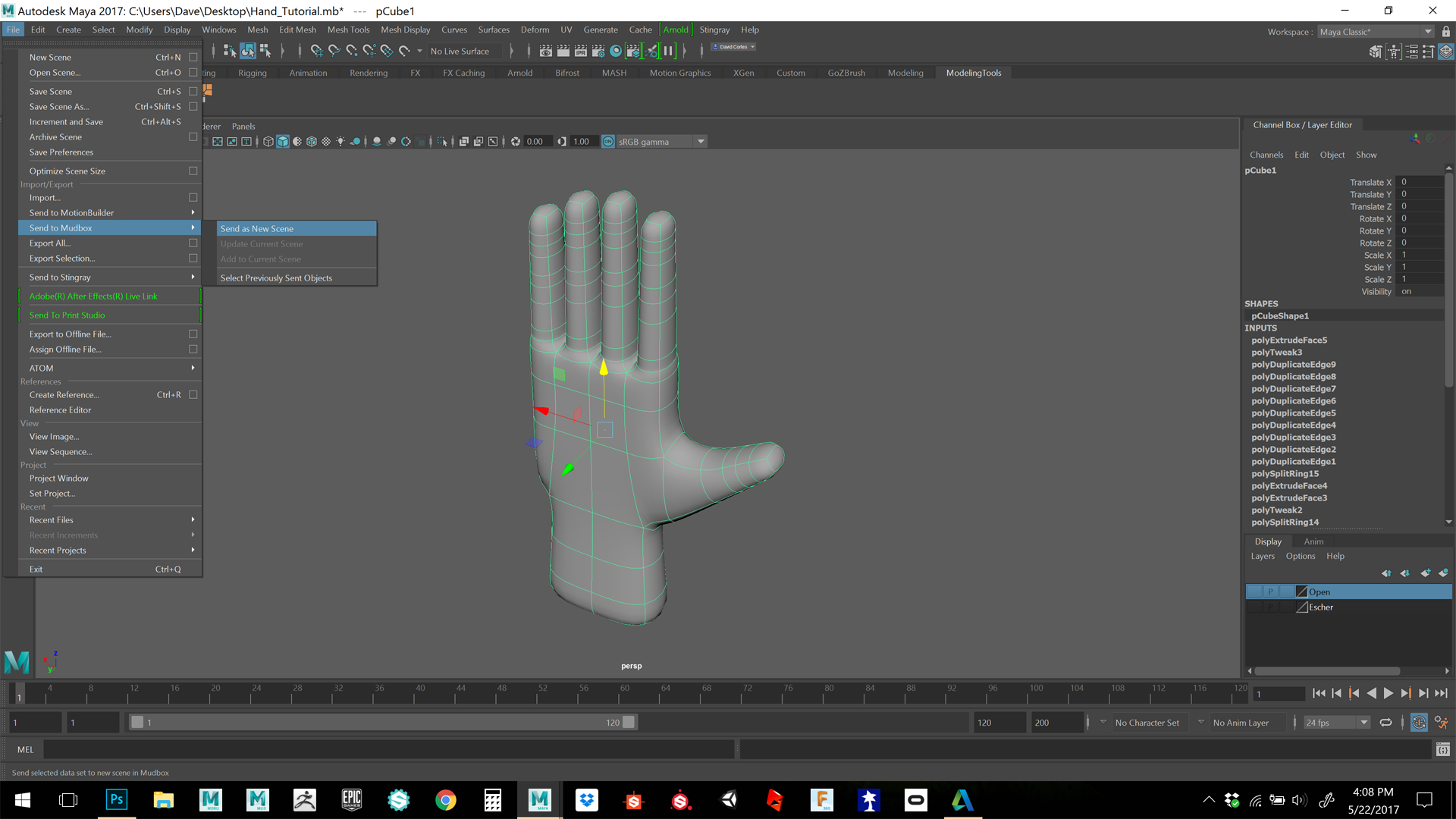 Modeling Hands in Maya and Mudbox (Part 1) 9 Steps Instructables
