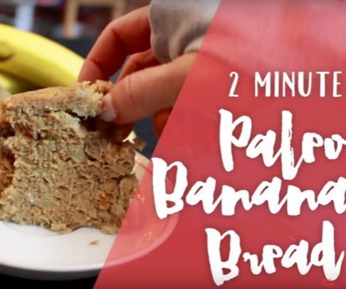 2 Minute Paleo Banana Bread