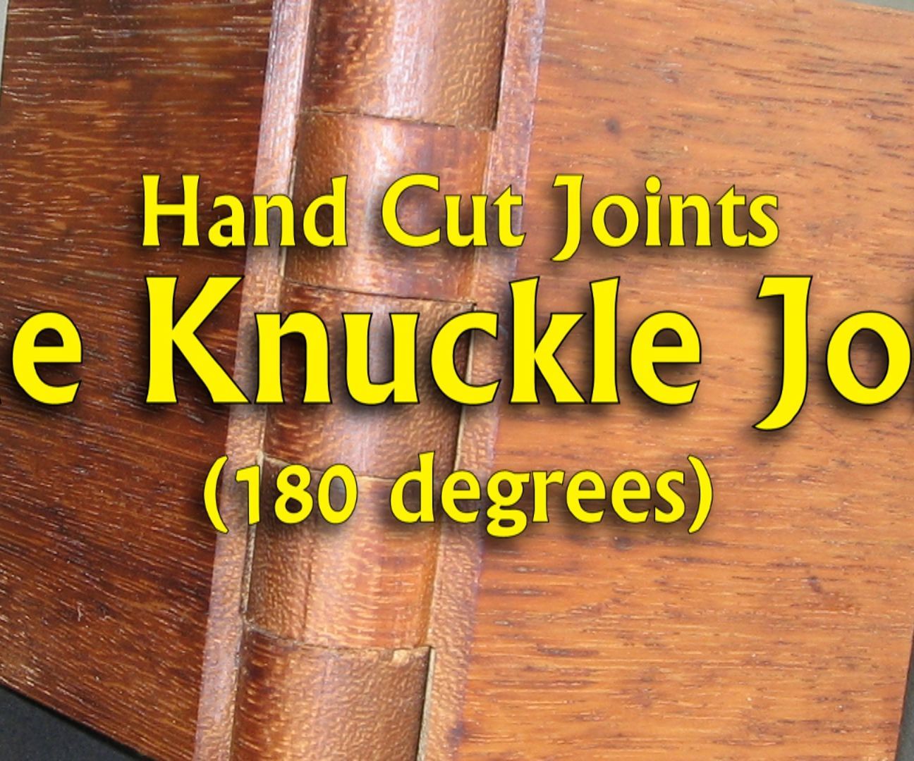 Make a Nuckle Joint