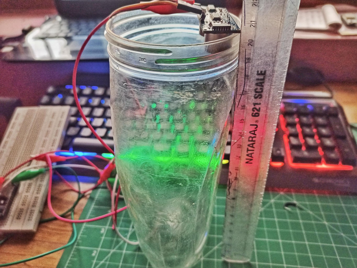 IoT Based Water Level Indicator Using Ultrasonic Sensor : 4 Steps ...