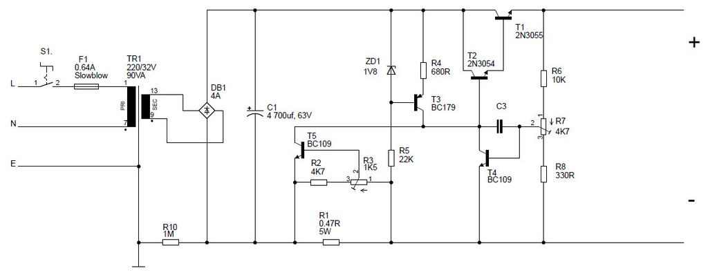 Simple Variable Power Supply Circuit 030v 2a With Images