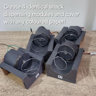 Craft Your Own Desktop-Sized Cardboard Vending Machine With an Arduino ...