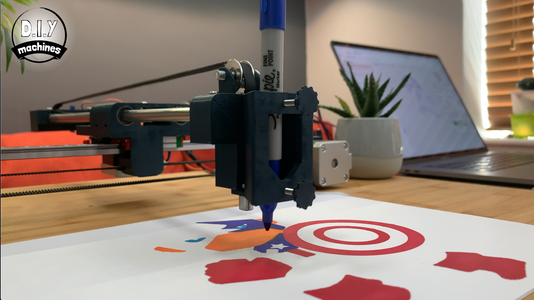 Easy 3D Printed Arduino CNC Drawing Machine