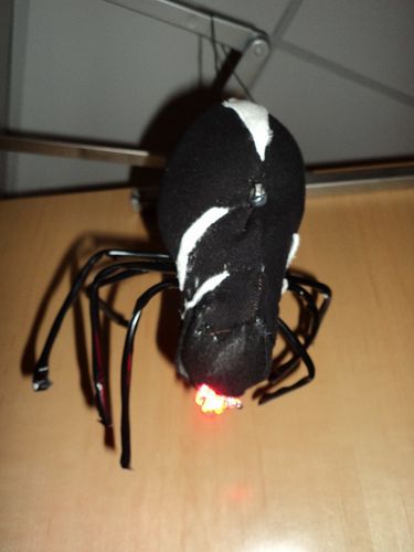 Giant Flashing LED Spider