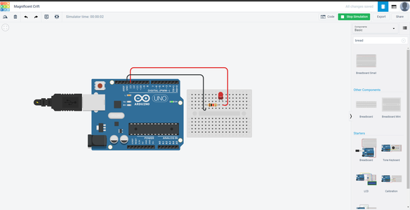 Blinking Led Using Arduino(TinkerCAD) : 5 Steps - Instructables