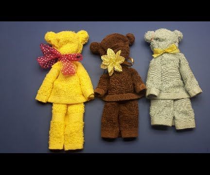 How to Make Teddy Bear From Towel