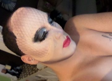 Halloween 2013 MTF Reptilia Makeup
