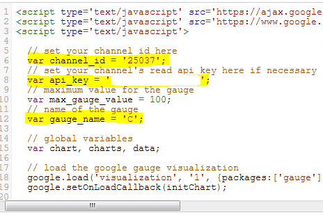 Add a Google Gauge Plugins