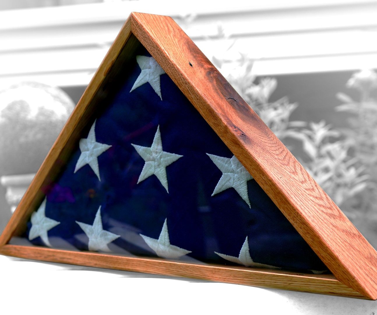 Reclaimed Oak (pallet Wood) Flag Box