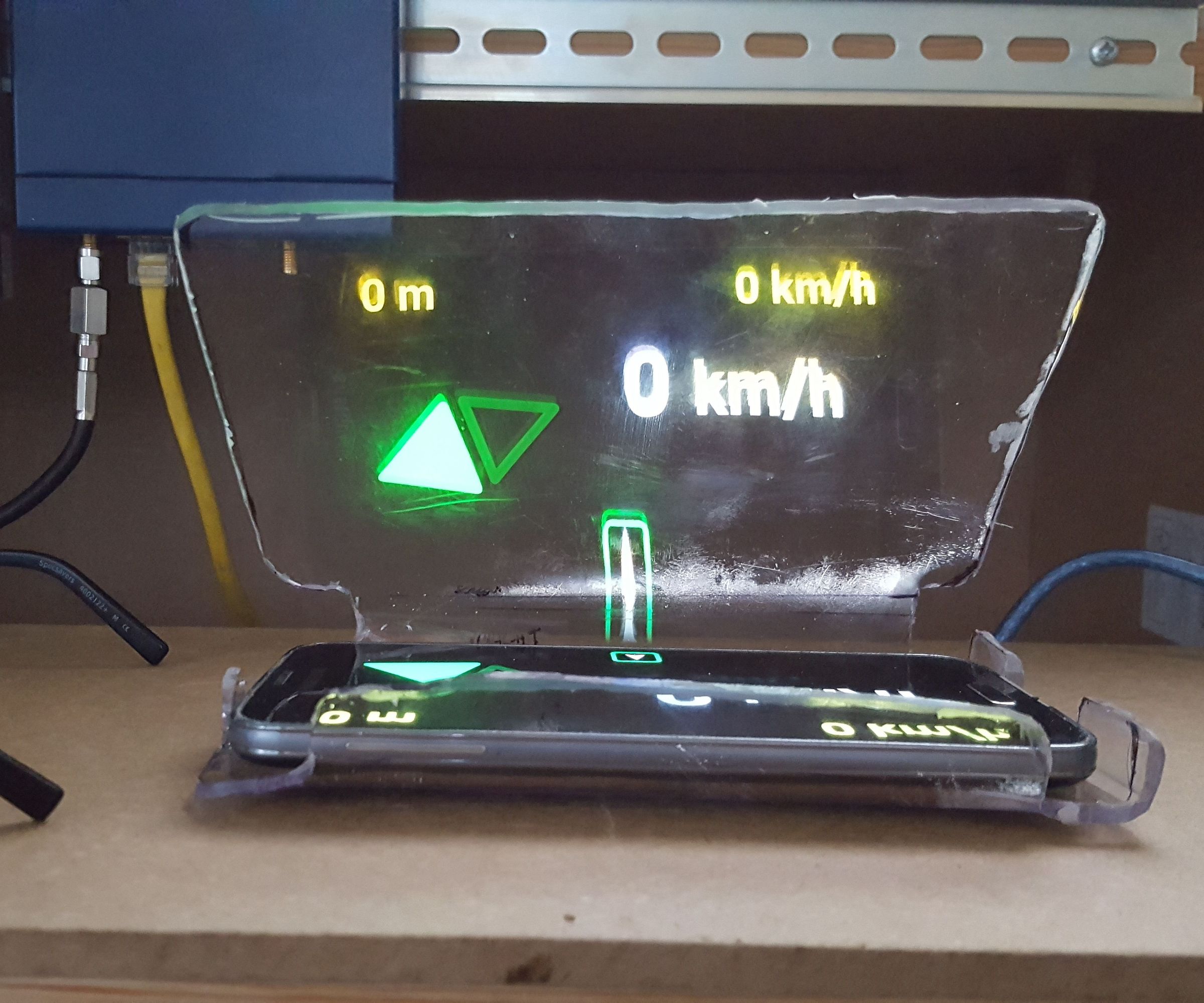 Phone Driving Heads Up Display (HUD)
