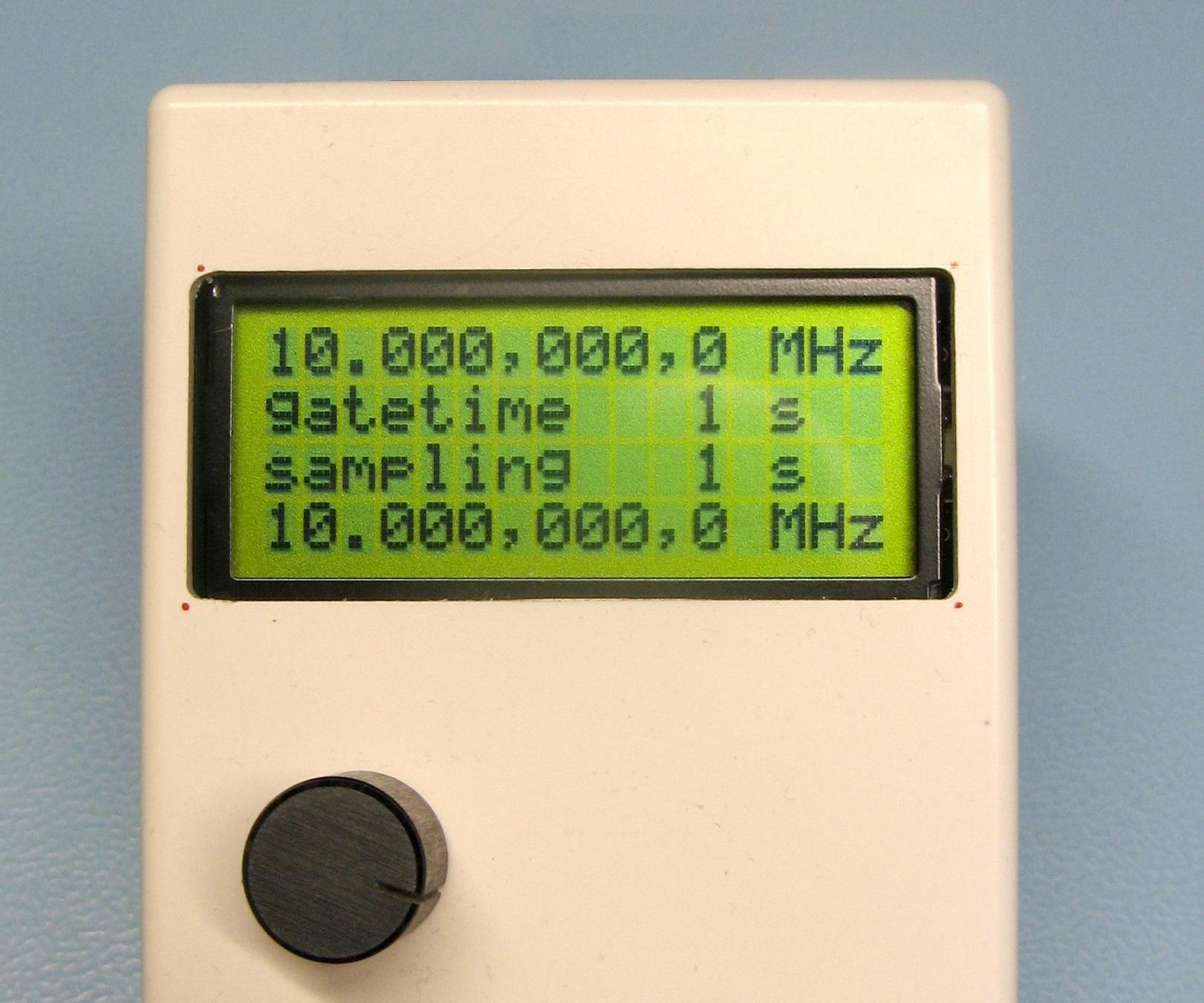 Frequency Counter With Variable Gate Time