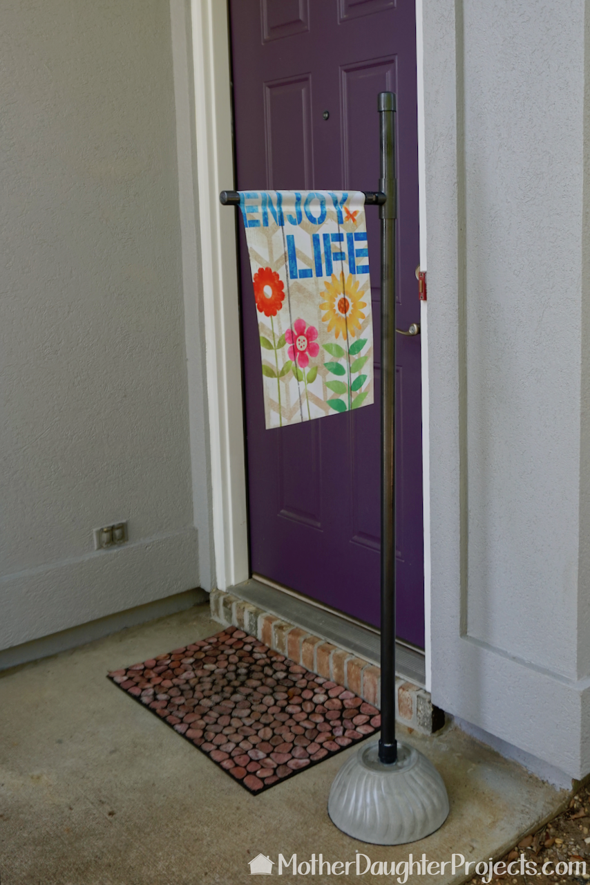 Uses for the Base: Outdoor Flag Stand