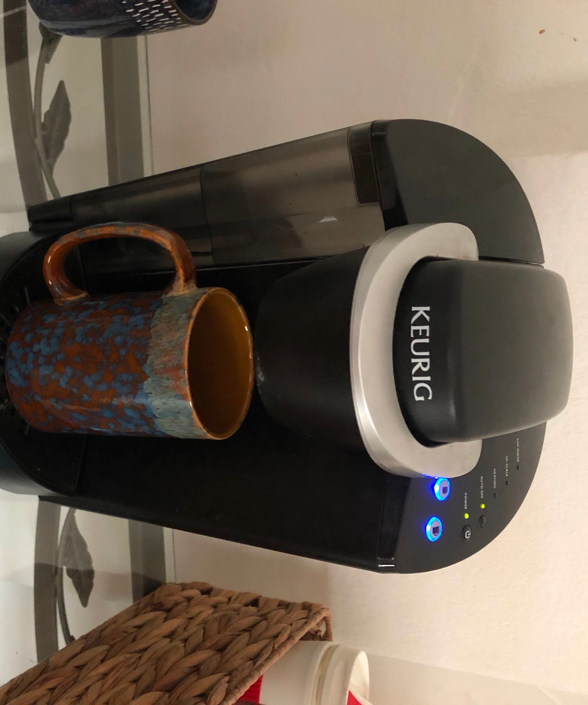 Making a Cup of Coffee in a Keurig 
